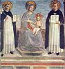 Maria mit den Heiligen Dominikus und Thomas