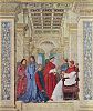 Papst Sixtus IV. ernennt Platina zum Präfekten der Bibliothek