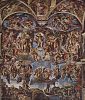 Sixtinische Kapelle, Deckenenbild, Ausschnitt: Das Jüngste Gericht