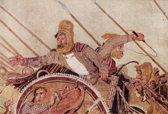 Alexanderschlacht, Ausschnitt: Darius III. Galleria Nazionale di Capodimonte