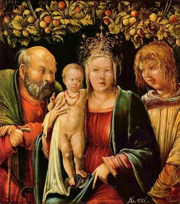 Madonna zwischen Joseph und dem Evangelisten Johannes Kunsthistorisches Museum