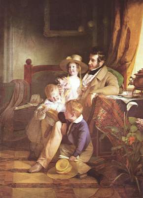 Rudolf von Arthaber und seine Kinder Österreichische Galerie