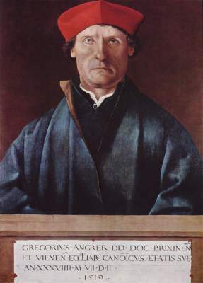 Bildnis des Brixener Domherrn Gregor Angrer Tiroler Landesmuseum Ferdinandeum