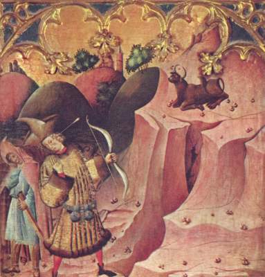 Der verwundete Gargano (Teil einer Altarwand, Ausschnitt) Museo del Prado