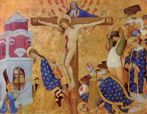Das Martyrium des Hl. Dionysius mit Christus am Kreuz Musée National du Louvre
