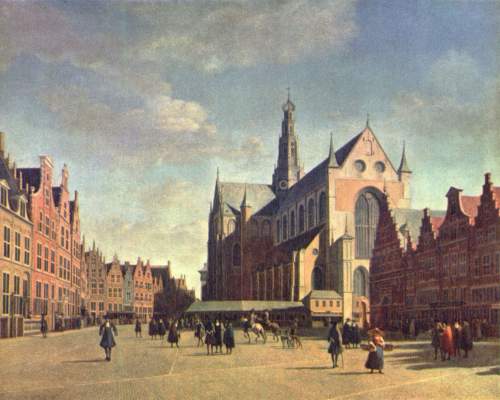 Der Große Markt in Haarlem Frans-Hals-Museum