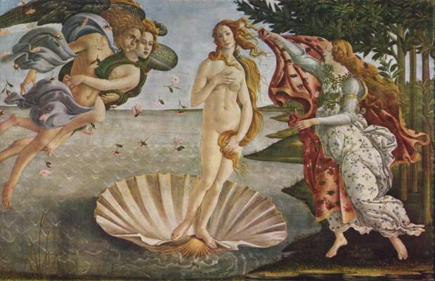 Geburt der Venus Galleria degli Uffizi
