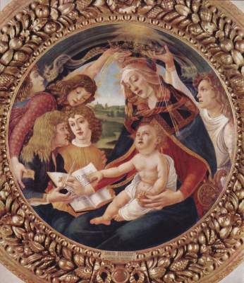 Madonna del Magnificat (Tondo) Galleria degli Uffizi