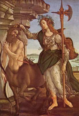 Pallas Athene und der Kentaur Galleria degli Uffizi