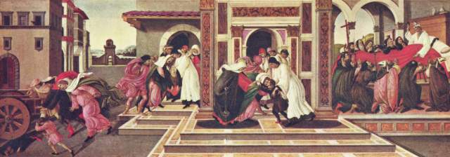 Vier Szenen aus dem Leben des heiligen Zenobius Gemäldegalerie