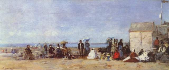 Strand in Trouville National Gallery