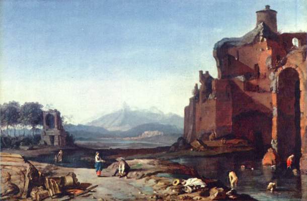 Italienische Landschaft  Königliche Gemäldegalerie Mauritshuis