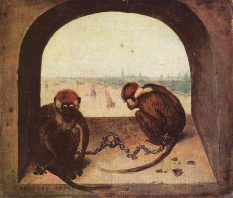 Zwei Affen Gemäldegalerie