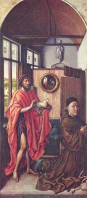 Johannes der Täufer und Bruder Heinrich von Werl Museo del Prado