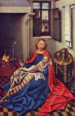 Maria mit dem Jesuskind am Kamin Ermitage