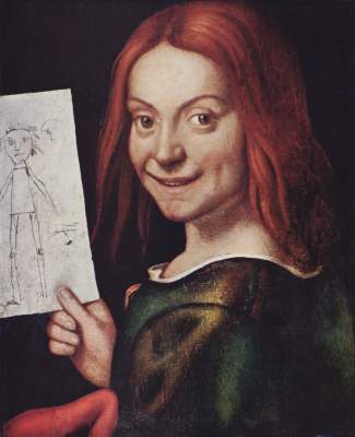 Knabe mit einer Zeichnung Museo di Castelvecchio