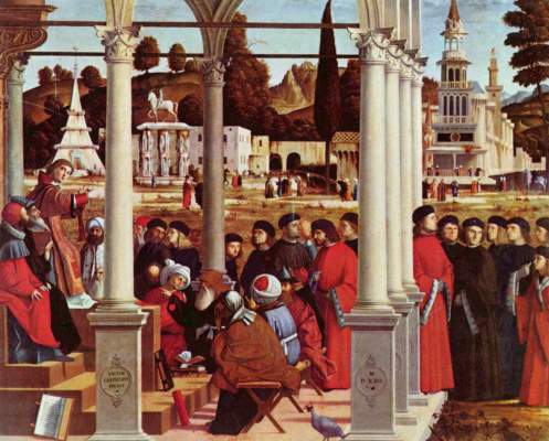 Streitgespräch des Hl. Stephanus Pinacoteca di Brera