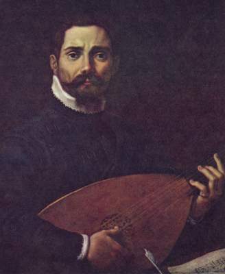 Bildnis des Giovanni Gabrielle mit der Laute Gemäldegalerie