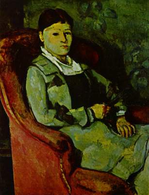Bildnis Madame Cézanne  Slg. Emil Georg Bührle