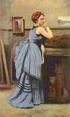 Frau in Blau Musée National du Louvre
