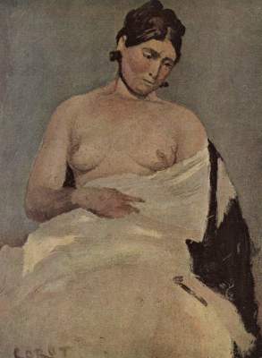 Sitzende Frau mit entblößter Brust Slg. G. Renand