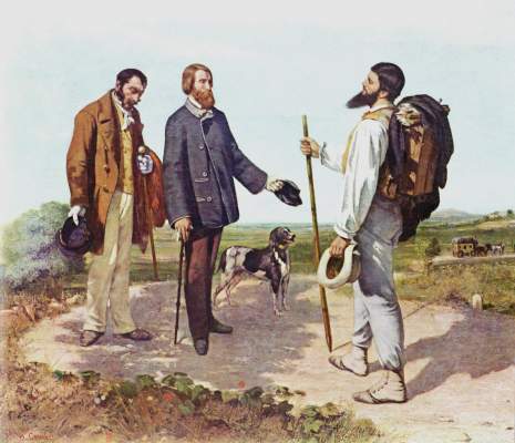 Die Begegnung (Bonjour, Monsieur Courbet) Musée Fahre