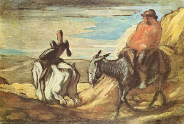 Sancho Pansa und Don Quichotte im Gebirge Slg. Dr. Oscar Reinhart