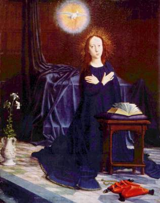 Die Jungfrau der 'Verkündigung' Metropolitan Museum of Art