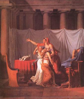 Liktoren bringen Brutus seine toten Söhne Musée National du Louvre