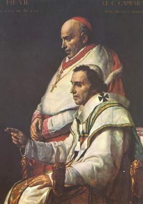 Papst Pius VII. und Kardinal Caprara Slg. Henry P. McIlhenny