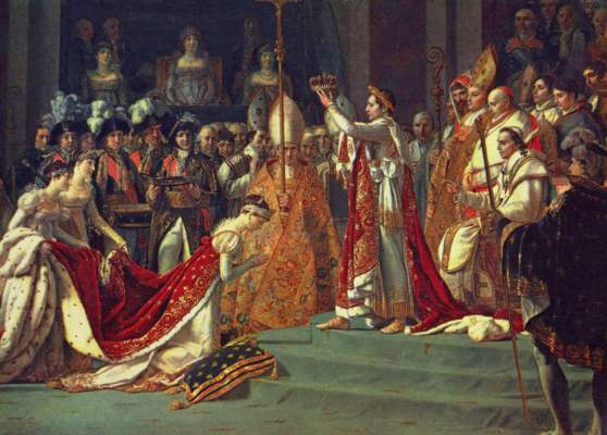 Salbung Napoleons I. und Krönung der Kaiserin Josephine (Ausschnitt) Musée National du Louvre