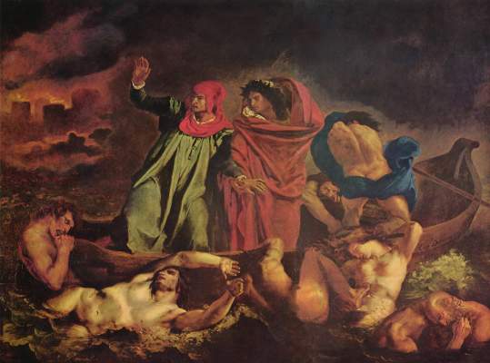 Dante und Vergil in der Hölle Musée National du Louvre