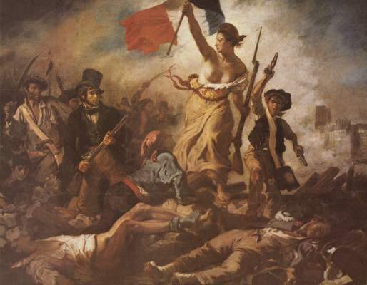 Die Freiheit führt das Volk an Musée National du Louvre