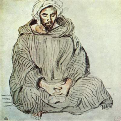 Sitzender Araber in Tanger Musée National du Louvre