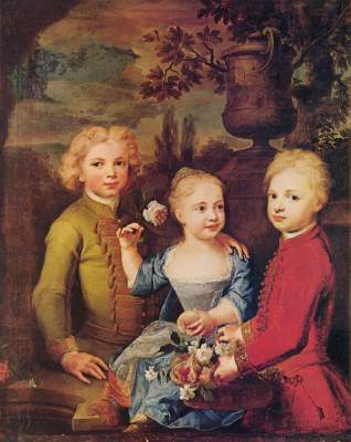 Drei Kinder des Ratsherrn Barthold Hinrich Brockes Kunsthalle