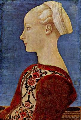 Bildnis einer vornehmen jungen Frau (Fragment) Gemäldegalerie