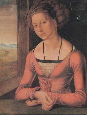 Die Fürlegerin mit geflochtenem Haar Gemäldegalerie der staatliche Museen Preußischer Kulturbesitz