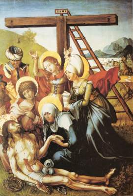 Die sieben Schmerzen Mariä: die Beweinung Christi Staatliche Kunstsammlungen