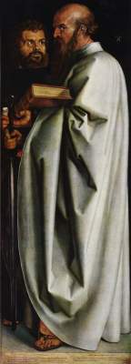 Die Vier Apostel, rechter Teil: Die Heiligen Markus und Paulus Alte Pinakothek