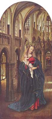 Die Muttergottes in der Kirche Gemäldegalerie