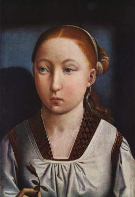 Bildnis eines jungen Mädchens (Johanna die Wahnsinnige?) Slg. Thyssen-Bornemisza