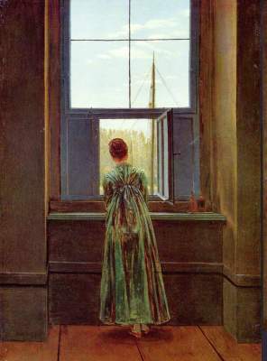 Frau am Fenster (unvollendet) Nationalgalerie