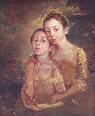 Die Töchter des Malers mit einer Katze National Gallery