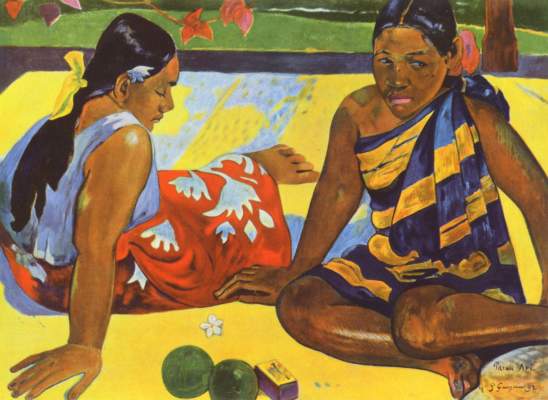 Zwei Fauen von Tahiti Gemäldegalerie