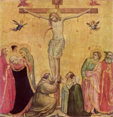 Christus am Kreuz zwischen Maria und Johannes Alte Pinakothek 