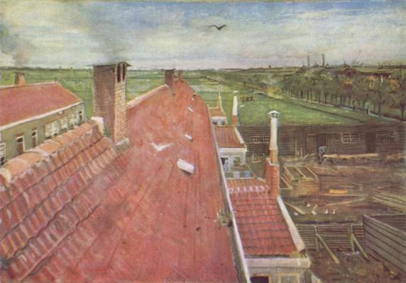 Dächer. Blick vom Atelier van Goghs am Schenkweg Slg. G. Renand