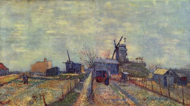 Montmartre-Gärtchen im Winter Slg. V. W. van Gogh