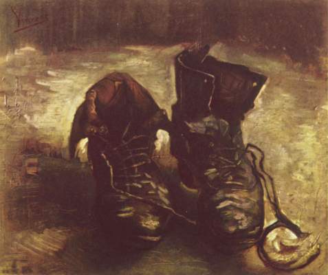 Schuhe mit Schnürsenkeln Slg. V. W. van Gogh