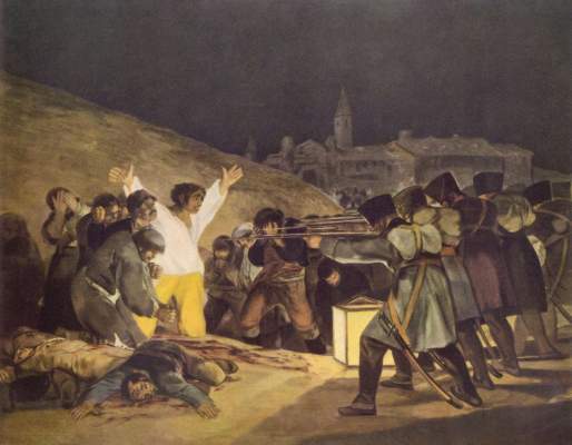 Erschießung der Aufständischen am 3. Mai 1808 in Madrid Museo del Prado