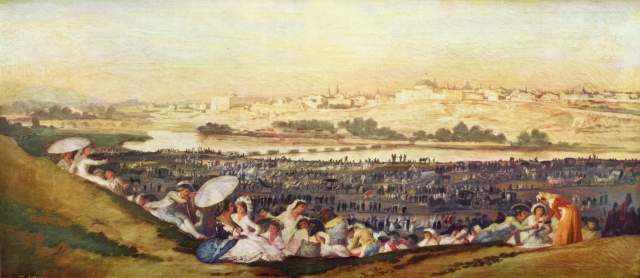 Volksfest am San-Isidro-Tag Museo del Prado